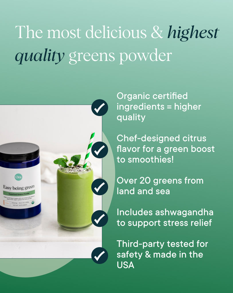 Easy Being Green: Greens Powder