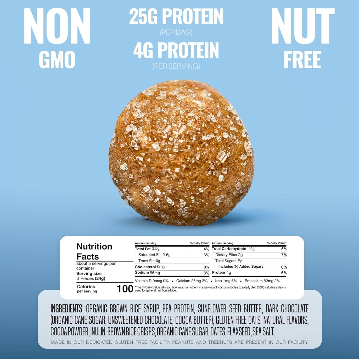 The GFB Chocolate Chip Cookie Dough Bites (Nut Free) 6 pck — product image