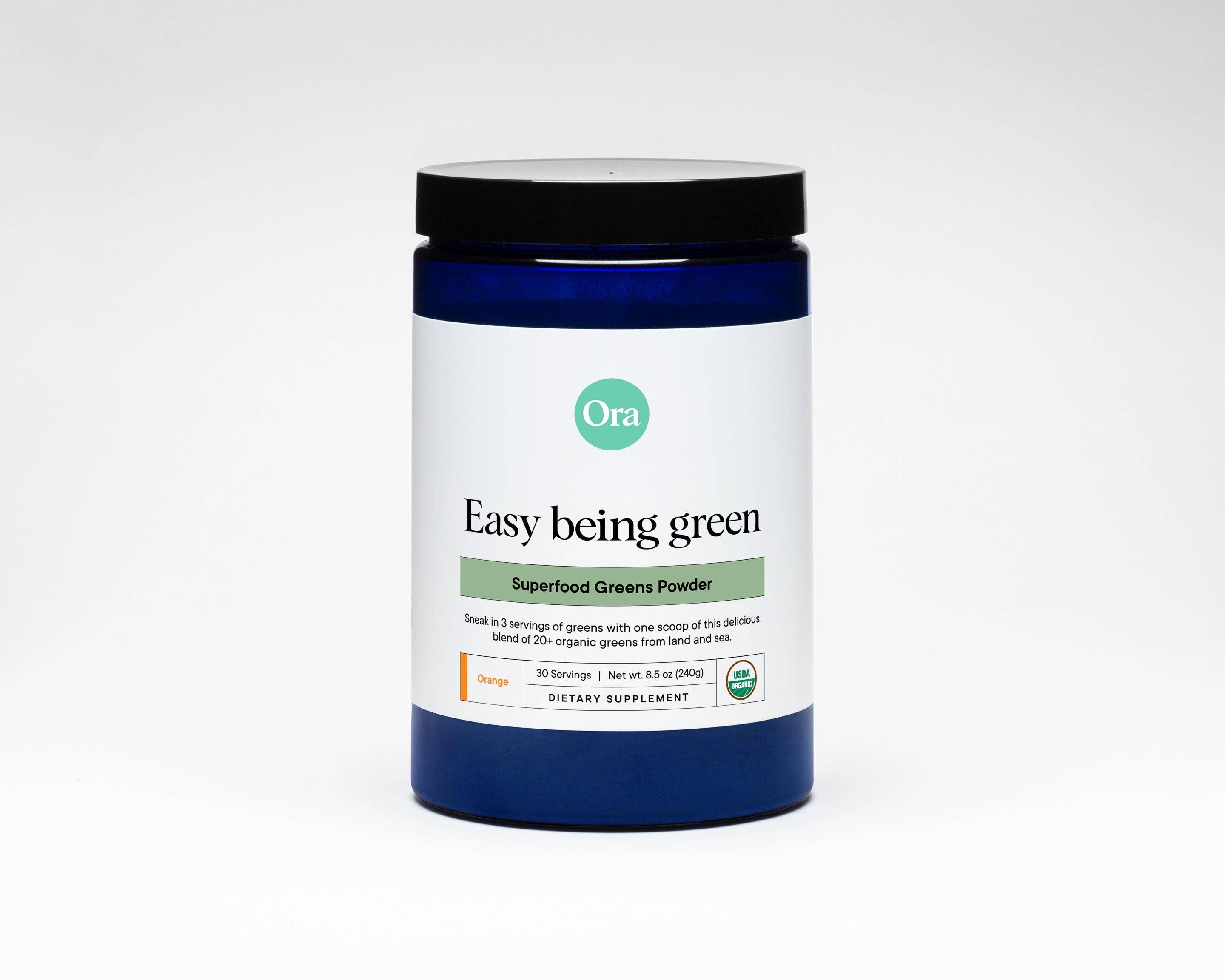 Easy Being Green - Greens Powder - Orange 30 serv — product image