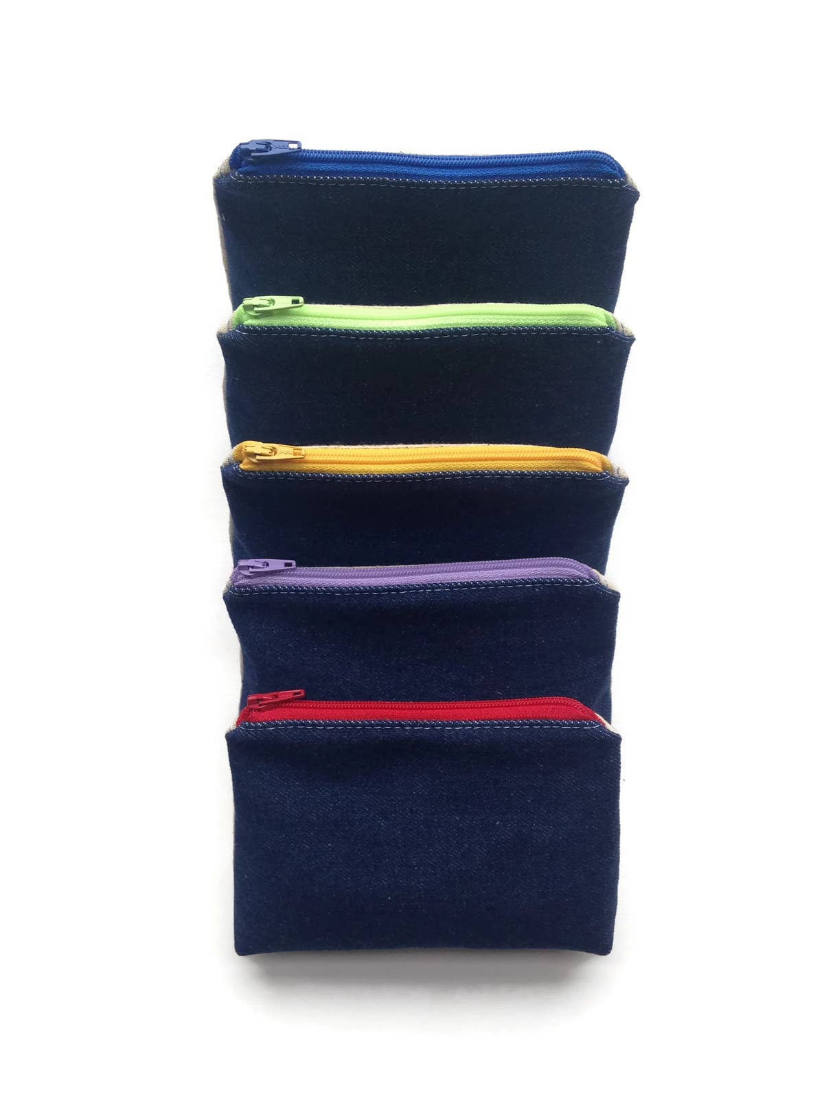 Money Bag Collection - Handmade Zipper Pouches