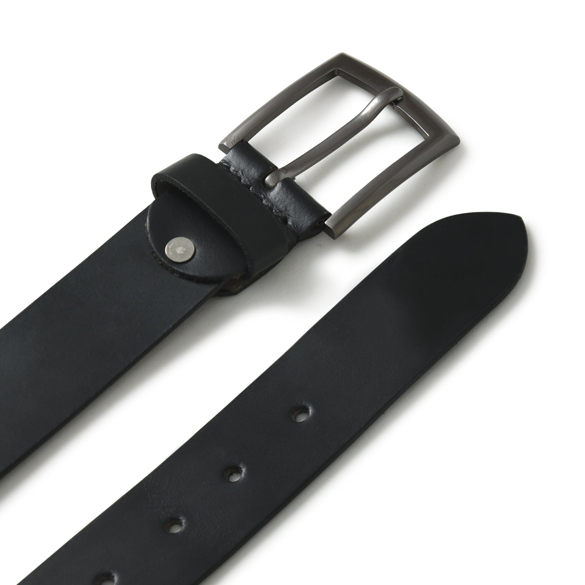 Minimalist Black Leather Belt — product image