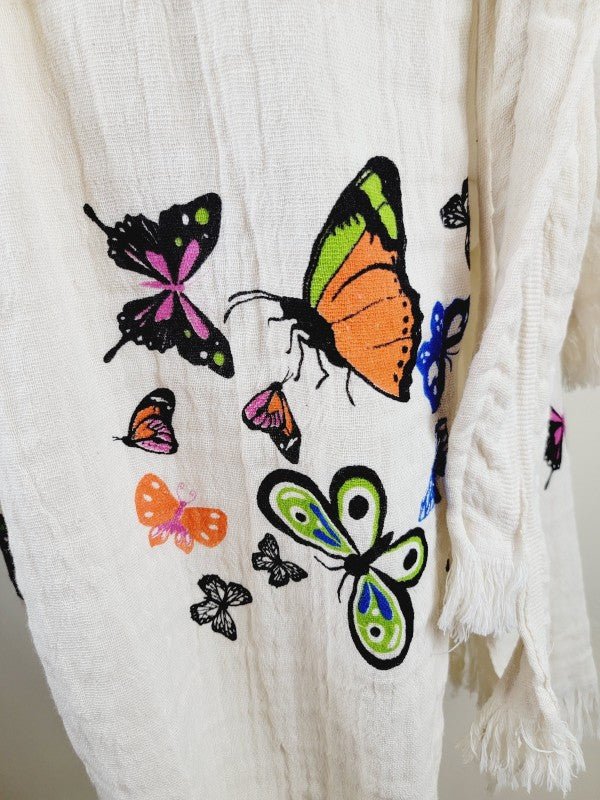 Soft and Cozy Muslin Kimono Robe, Organic Cotton M — product image