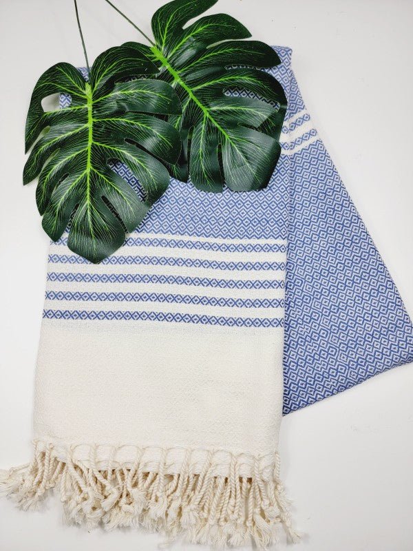 Turkish Towel - Easy Carry Quick Dry Throw - Navy — product image