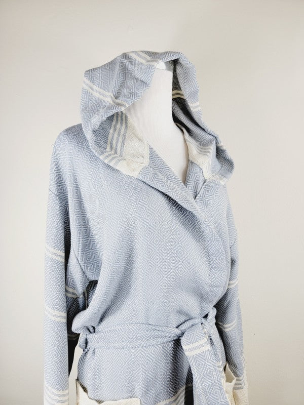 Unisex Robe, Beach or spa Robe with pockets - Sky — product image