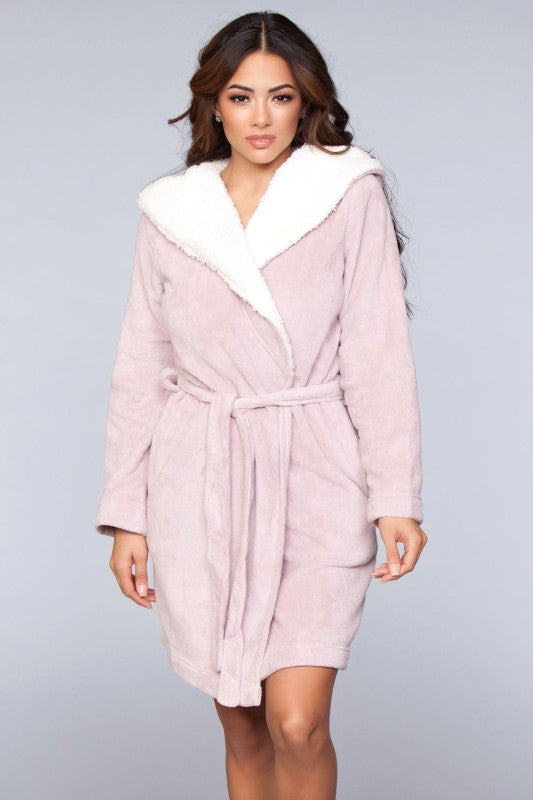 1817 Janet Plush Fleece Color Block Robe — product image