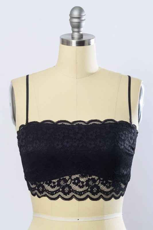Wide Lace Bandeau — product image
