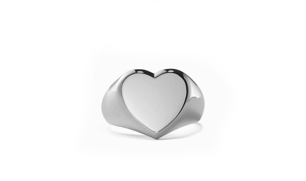 Heart Signet Ring: 8