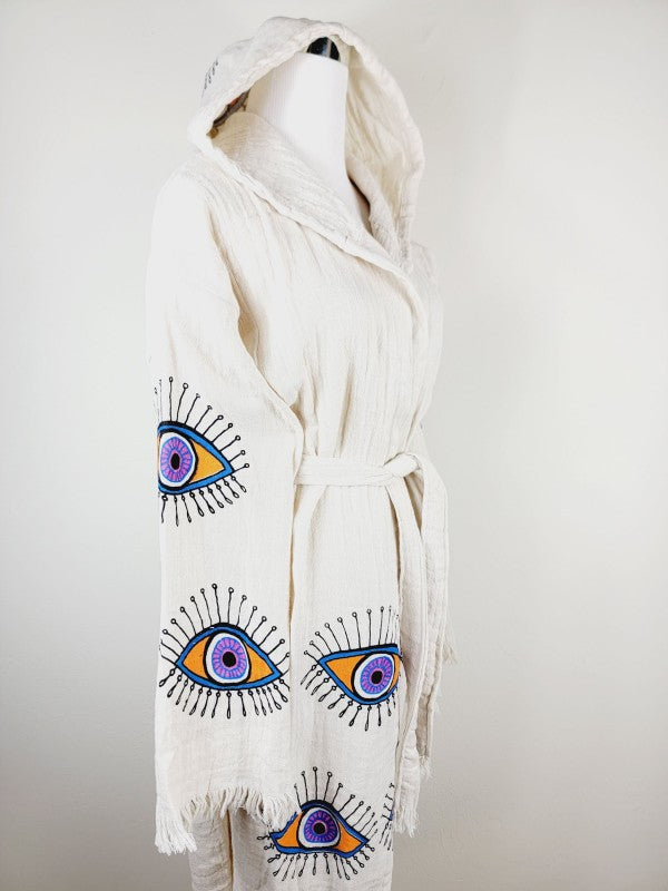 Muslin Kimono Robe, Soft and Cozy, Organic Cotton — product image