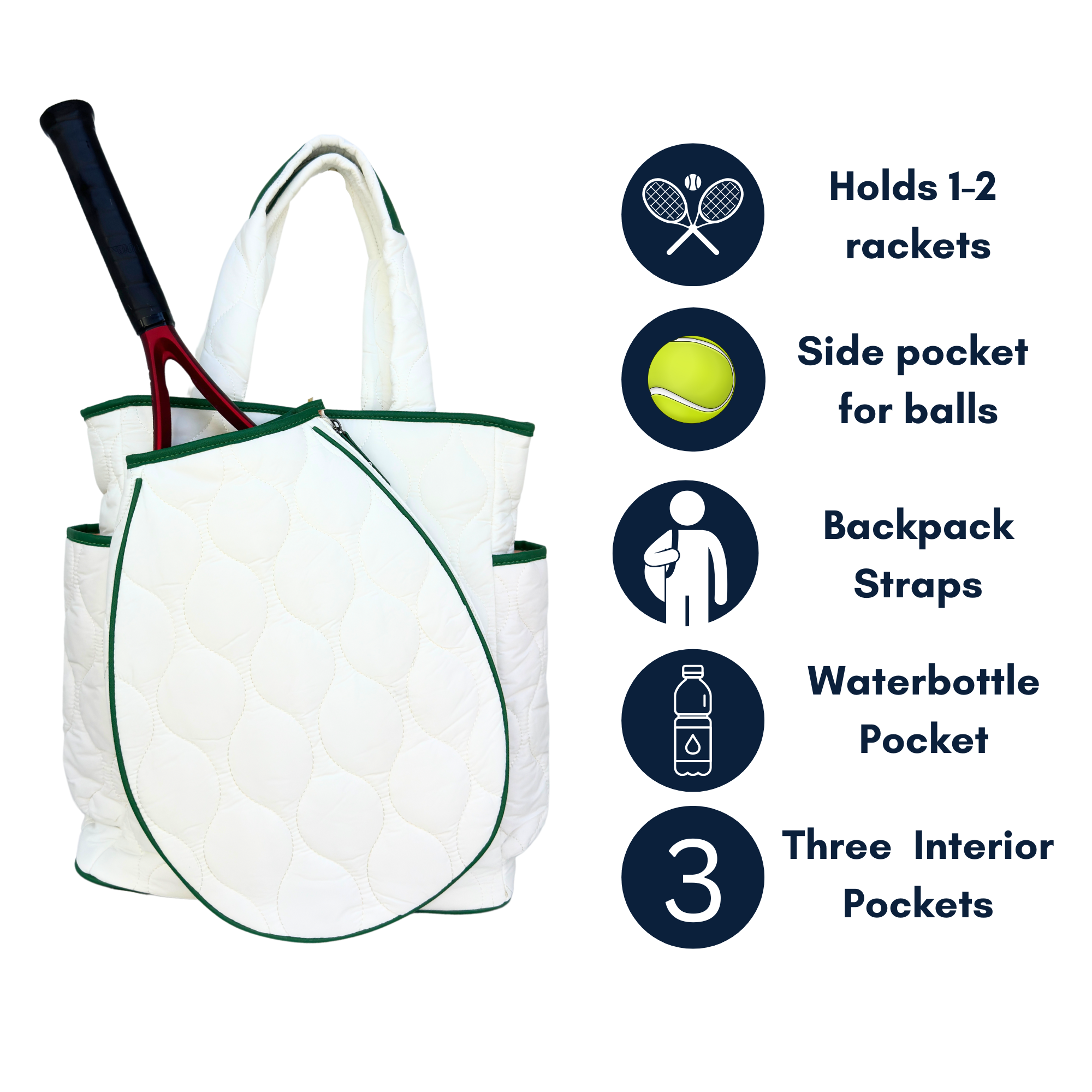 Park Ave Tennis Convertible Bag/Backpack — product image