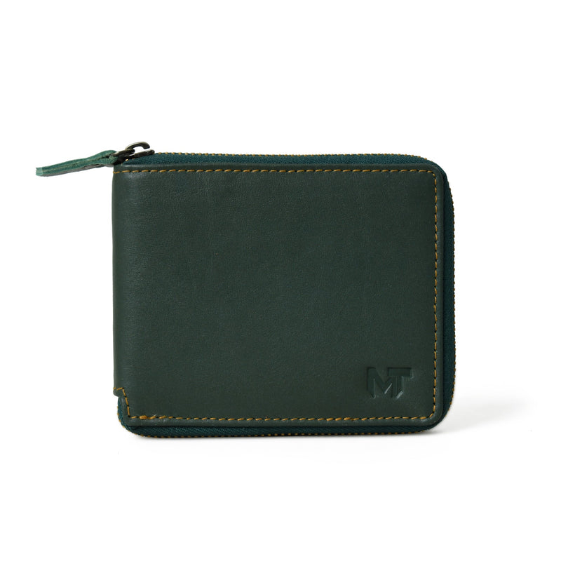 Adams Bi-Fold Wallet- Green — product image