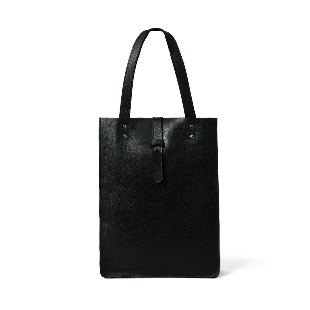 Ebony Elegance Leather Tote — product image