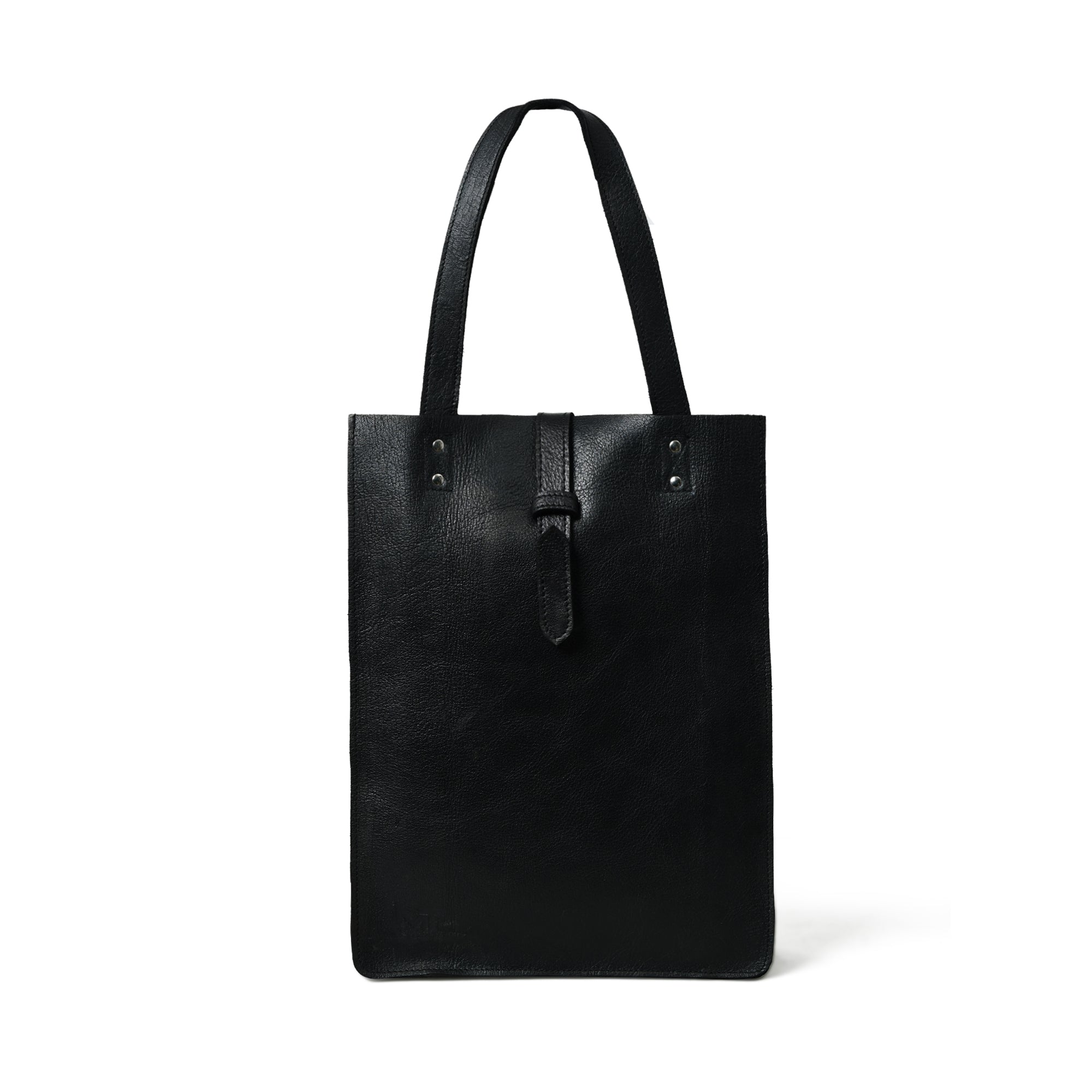 Ebony Elegance Leather Tote — product image