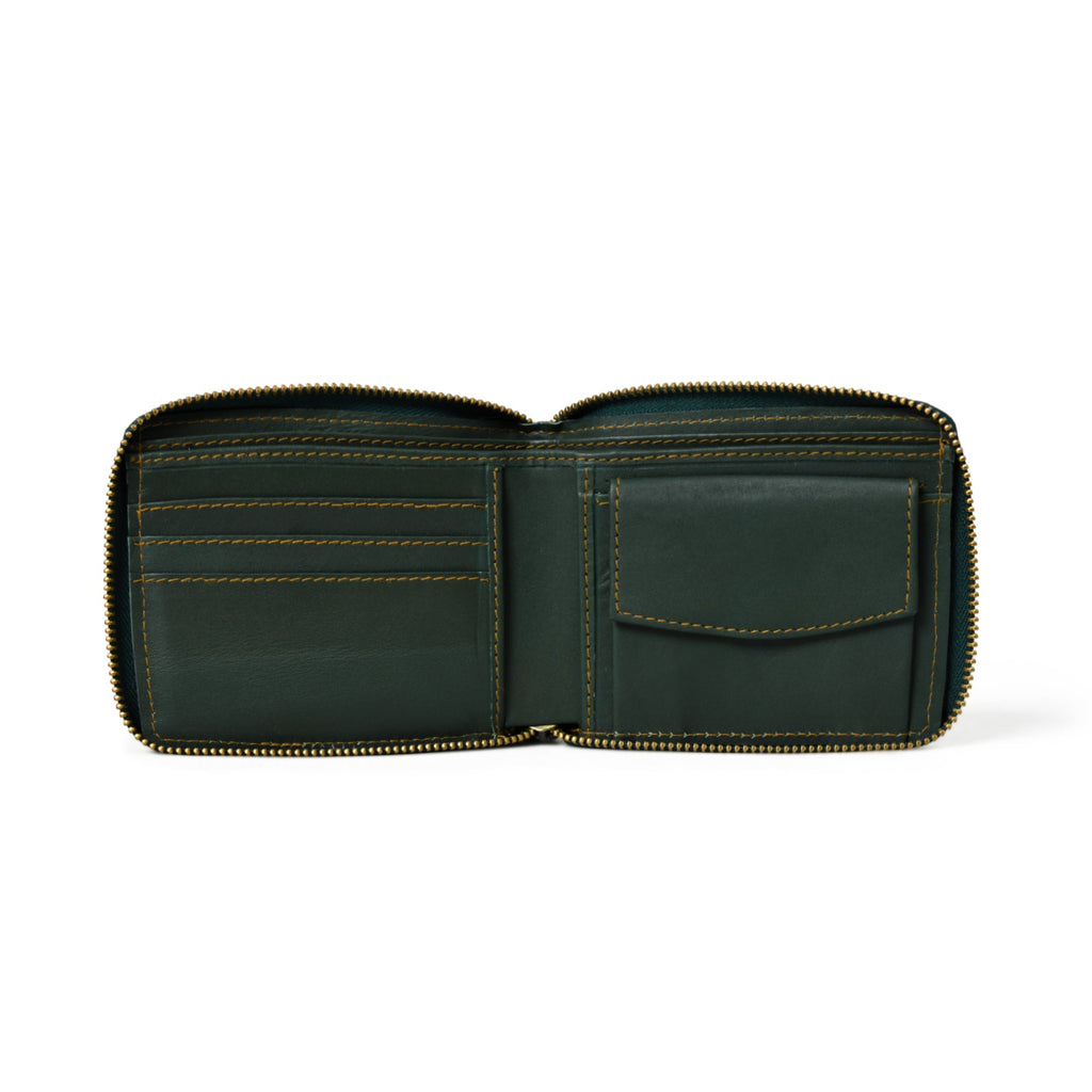 Adams Bi-Fold Wallet- Green — product image