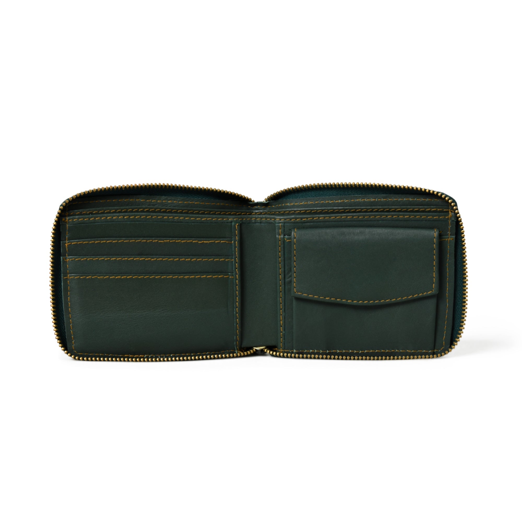Adams Bi-Fold Wallet- Green — product image