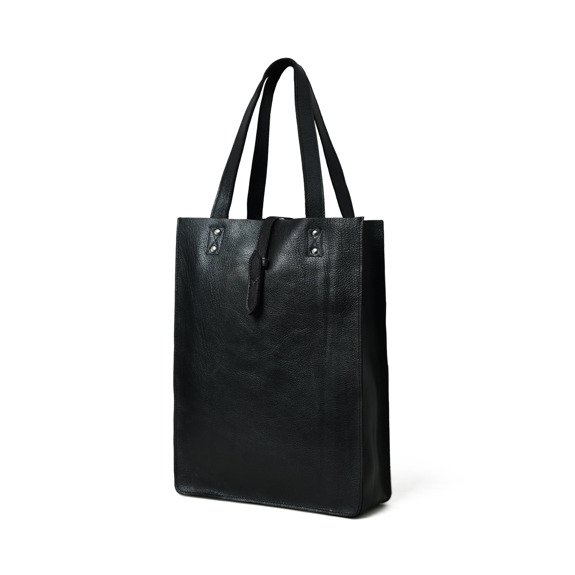 Ebony Elegance Leather Tote — product image