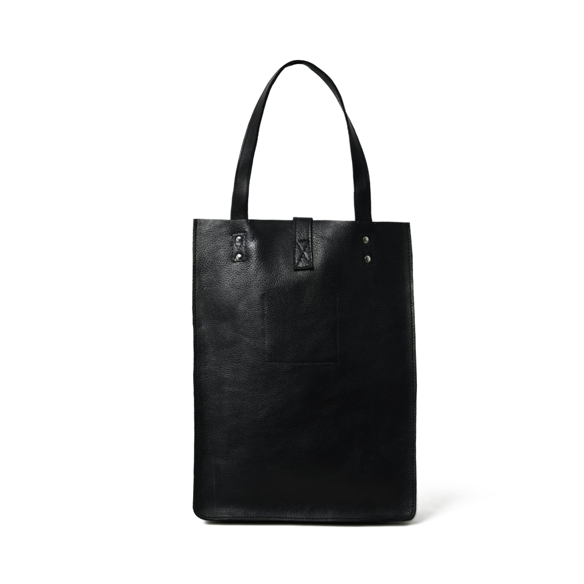 Ebony Elegance Leather Tote — product image