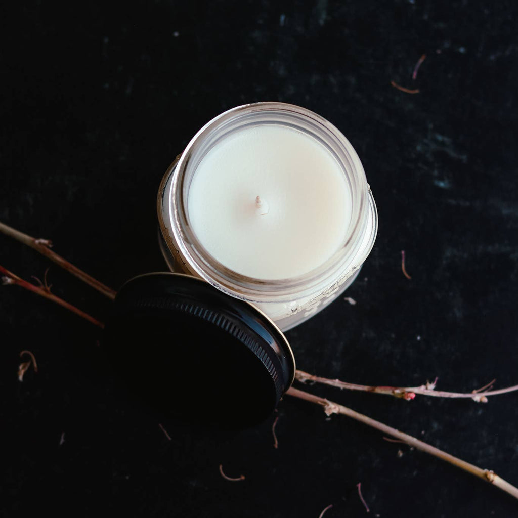 FALL SCENTS: Mason Jar Soy Candle: Pumpkin Souffle / 6.5 oz