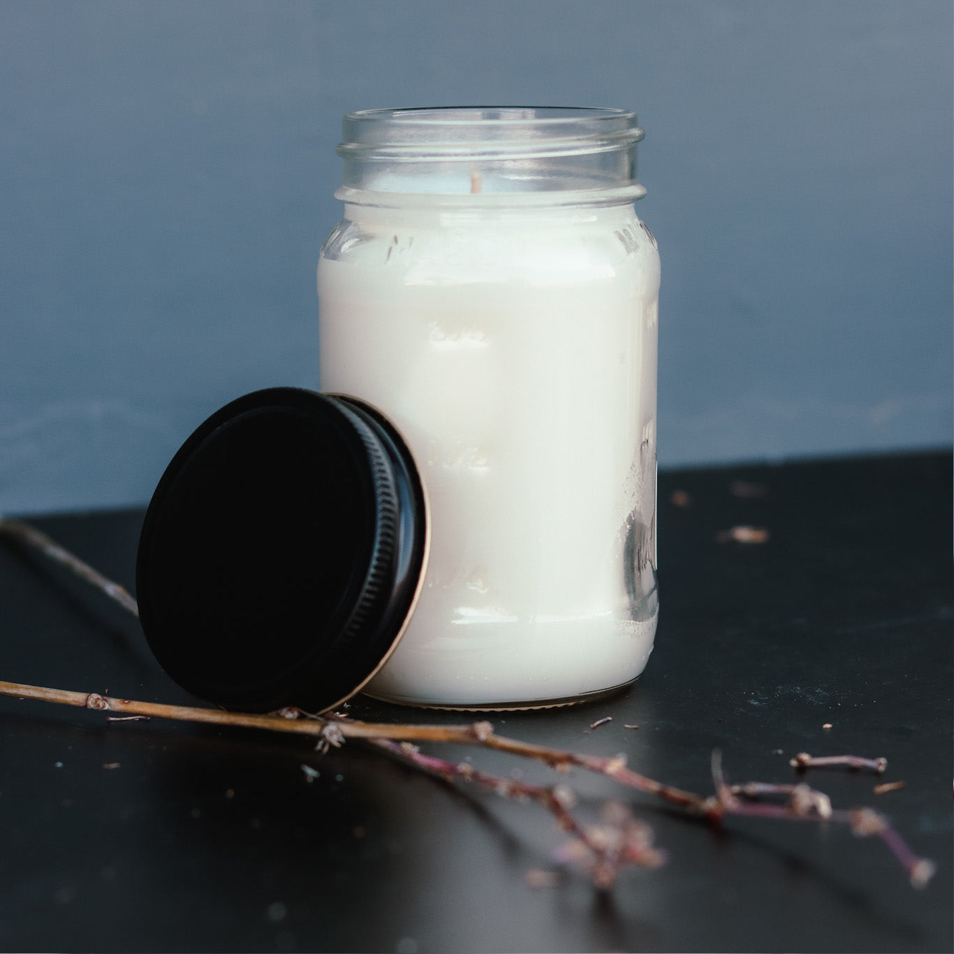 Christmas Farm Truck Mason Jar Candle — product image