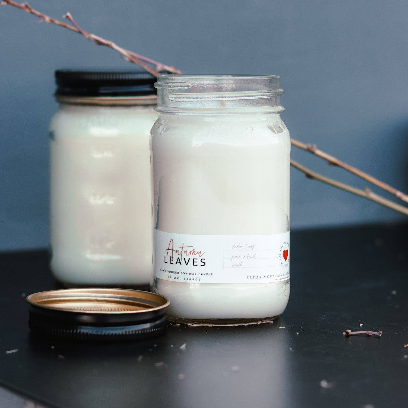 13 oz Mason Jar Soy Candle - Mango & Coconut Milk