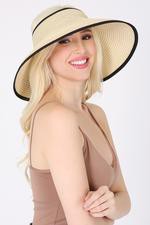 STRAW VISOR SUN HAT — product image