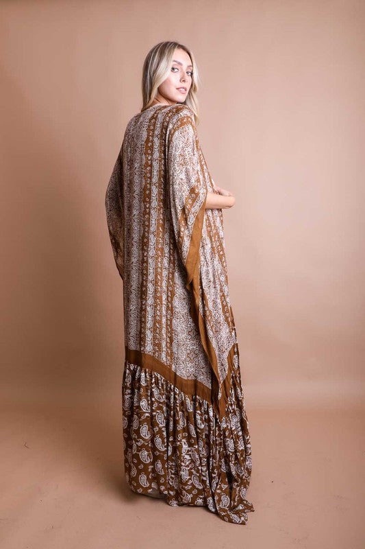 Paisley Tapestry Free Flow Kimono — product image