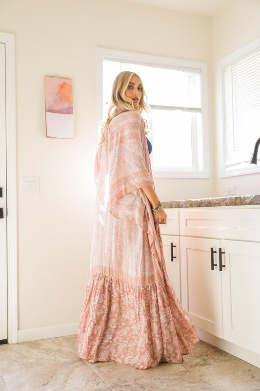 Paisley Tapestry Free Flow Kimono — product image