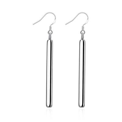 Sleek Vertical Drop Bar Earrings