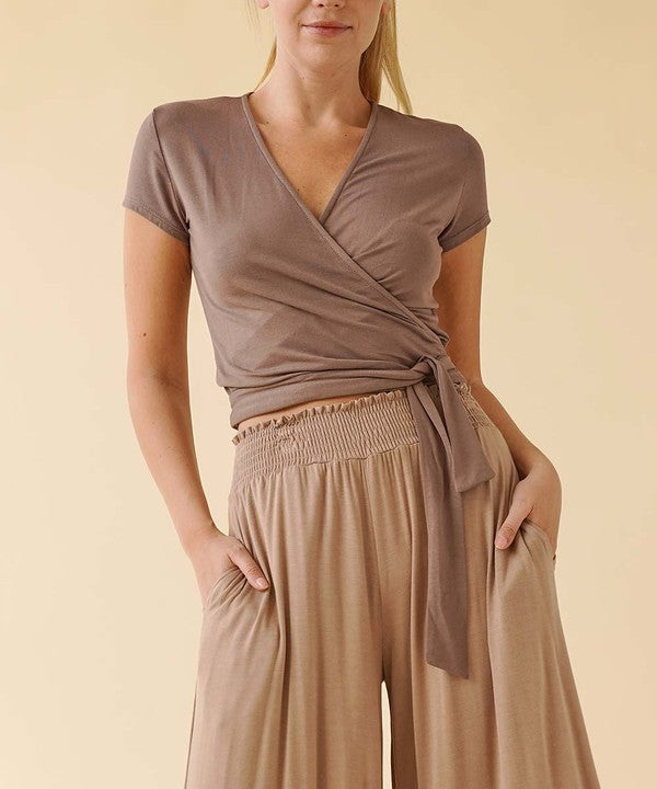 BAMBOO WRAP CROP CAM SLV — product image