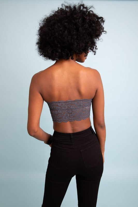 Wide Lace Bandeau — product image
