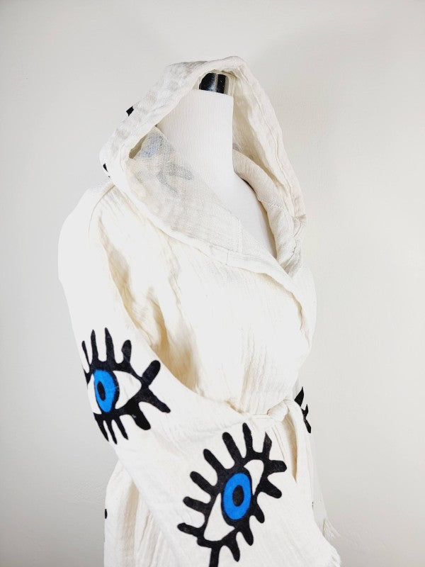 Muslin Kimono Robe, Soft and Cozy, Organic Cotton — product image