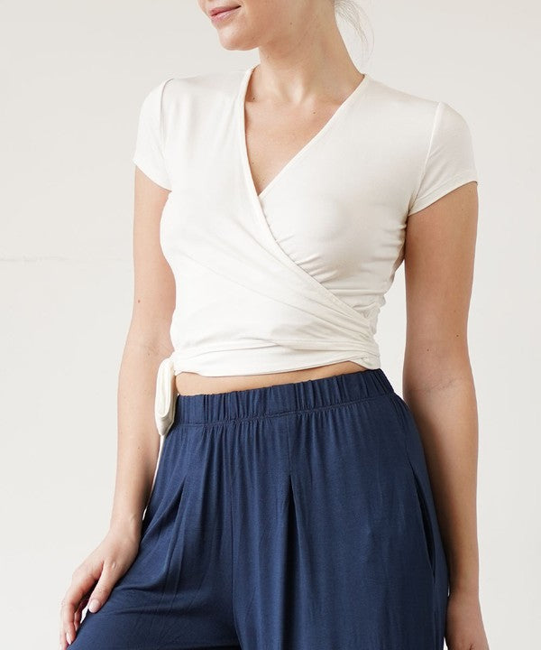 BAMBOO WRAP CROP CAM SLV — product image