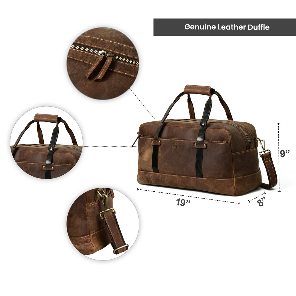 Espresso Elegance Carry on Duffle — product image