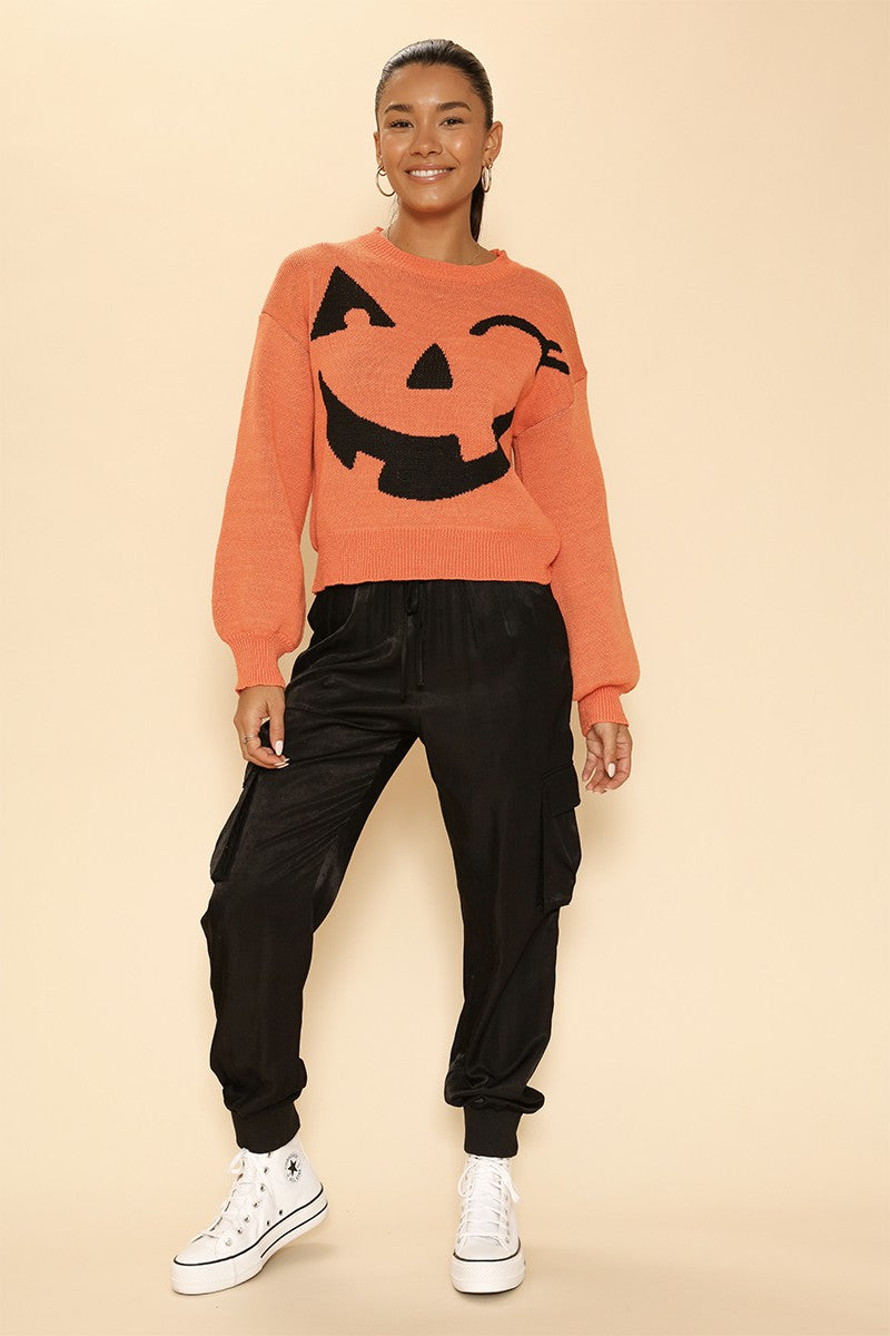 Pumpkin Halloween Sweater — product image