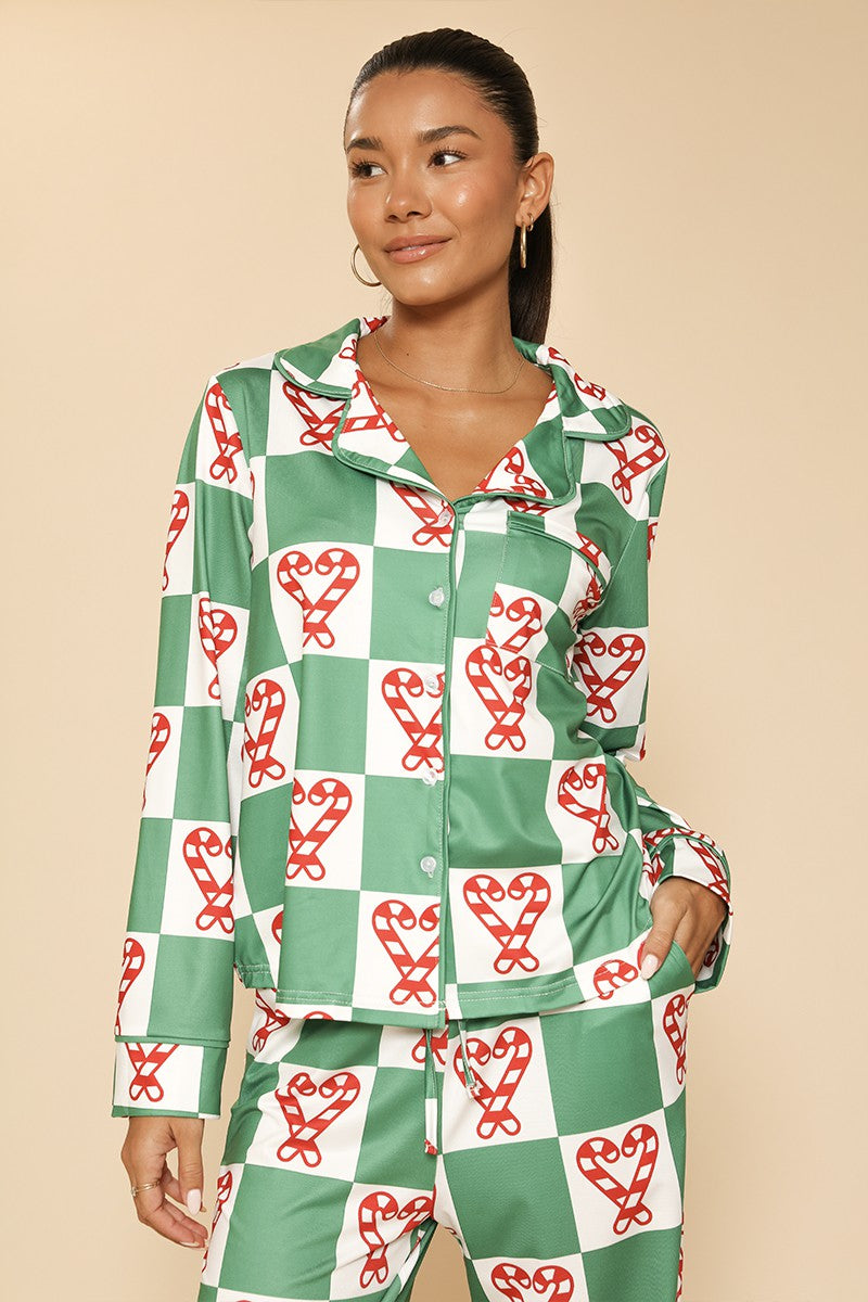 Holiday Christmas pajama set — product image