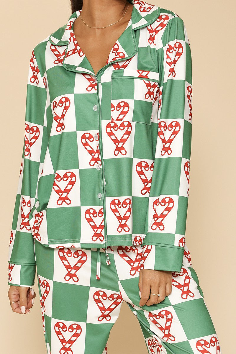 Holiday Christmas pajama set — product image