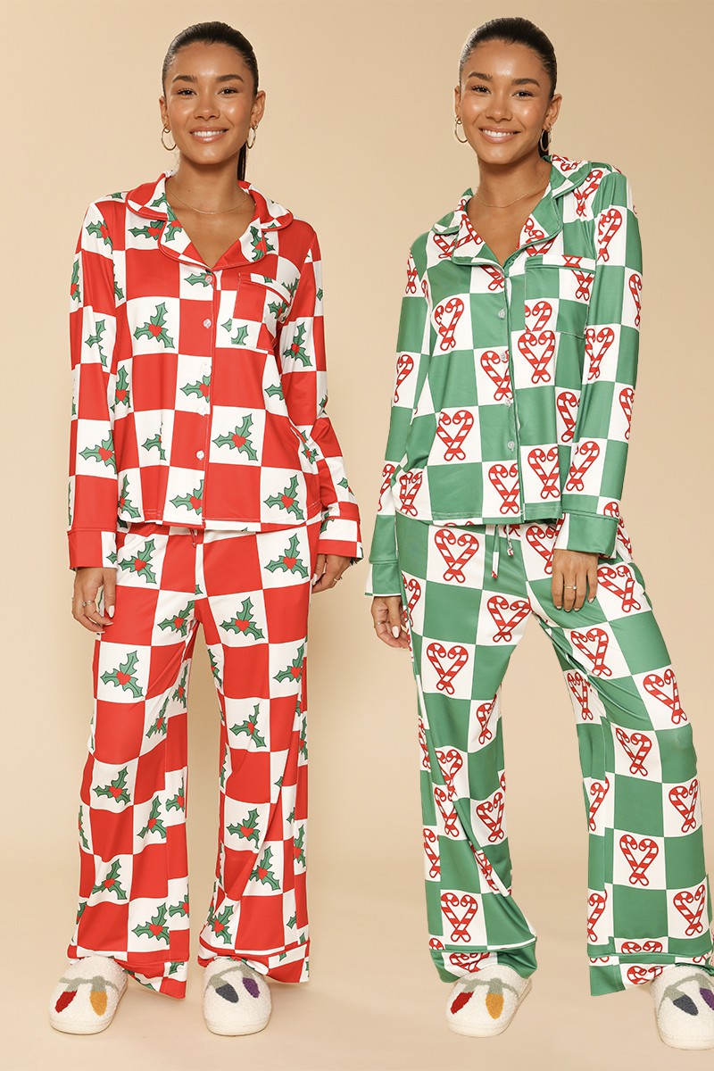 Holiday Christmas pajama set — product image