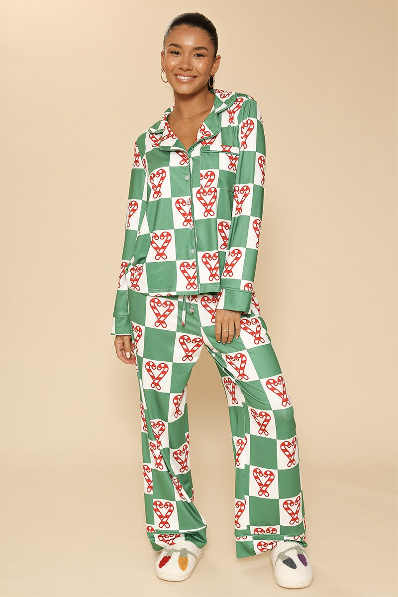 Holiday Christmas pajama set — product image