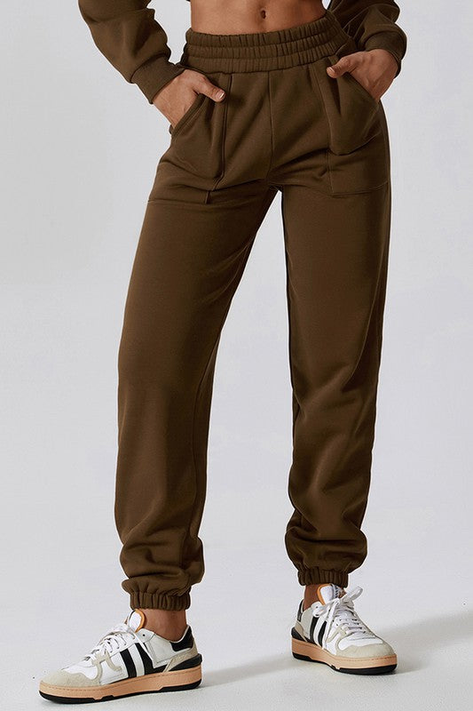 Loose sports casual ankle-banded sweatpants — product image