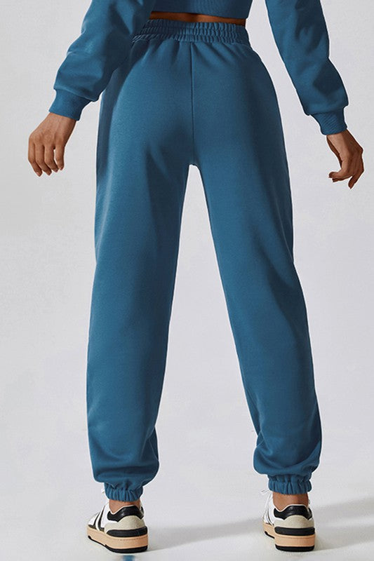 Loose sports casual ankle-banded sweatpants — product image