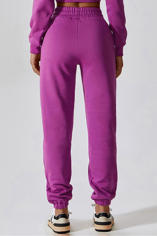 Loose sports casual ankle-banded sweatpants — product image
