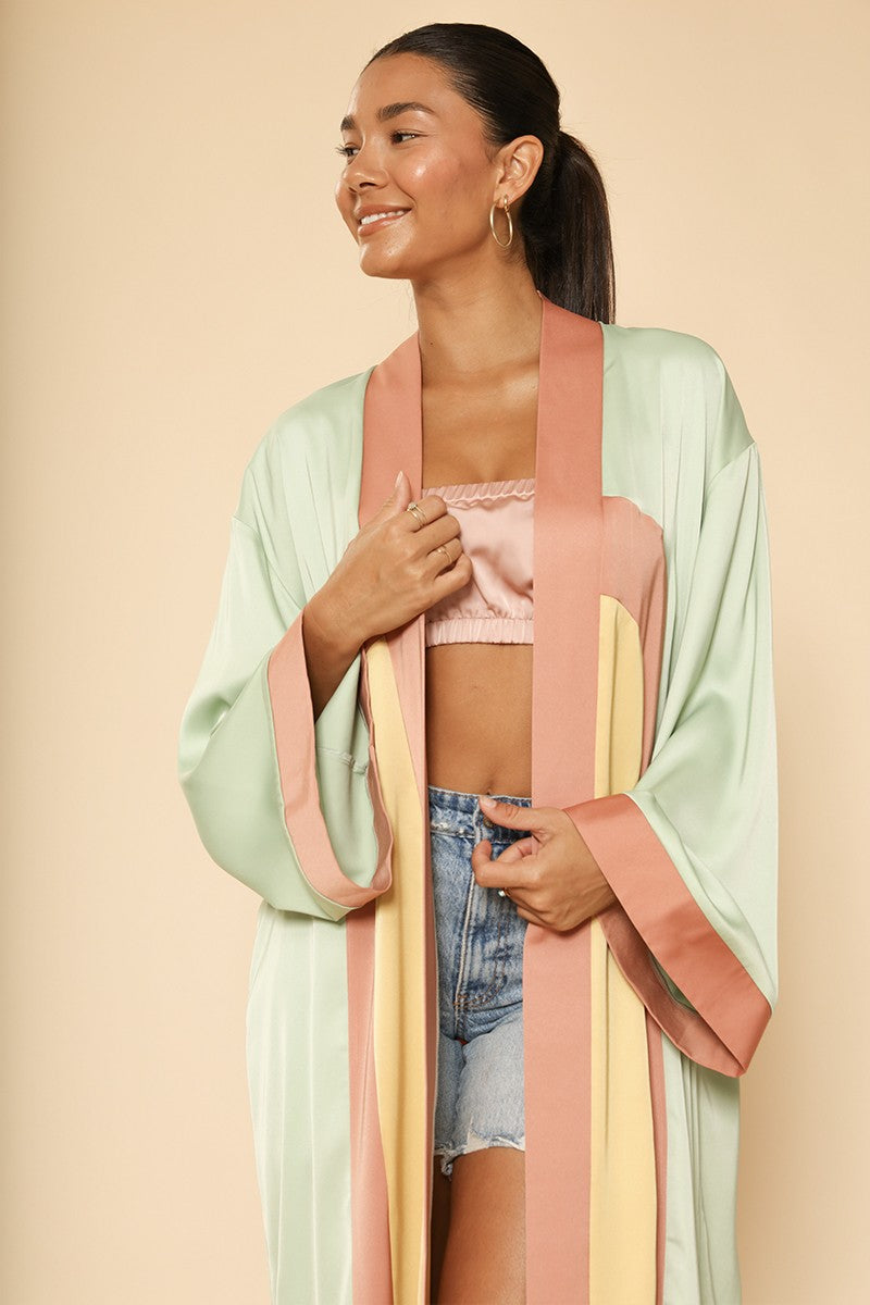 Retro arch kimono — product image