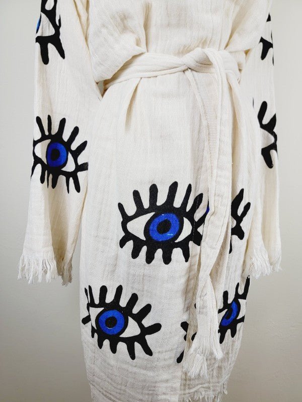 Muslin Kimono Robe, Soft and Cozy, Organic Cotton — product image