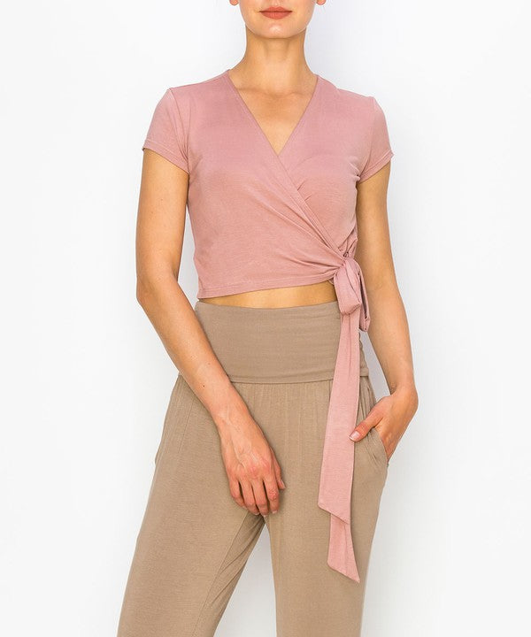 BAMBOO WRAP CROP CAM SLV — product image