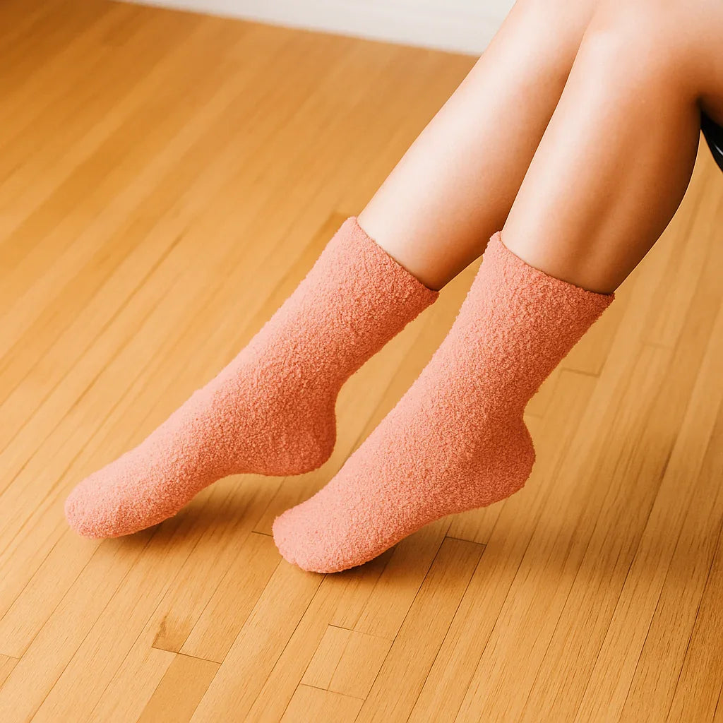 Cozy Cloud Socks - Rosette.