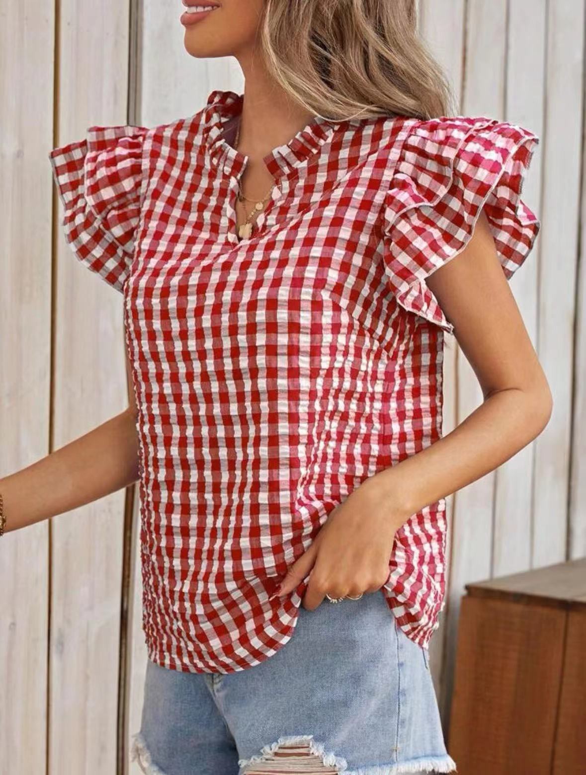Gingham blouse — product image
