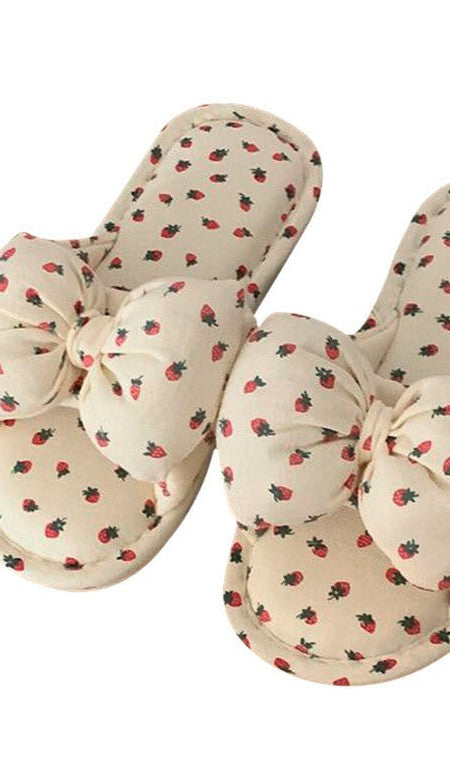 Bow slippers — product image