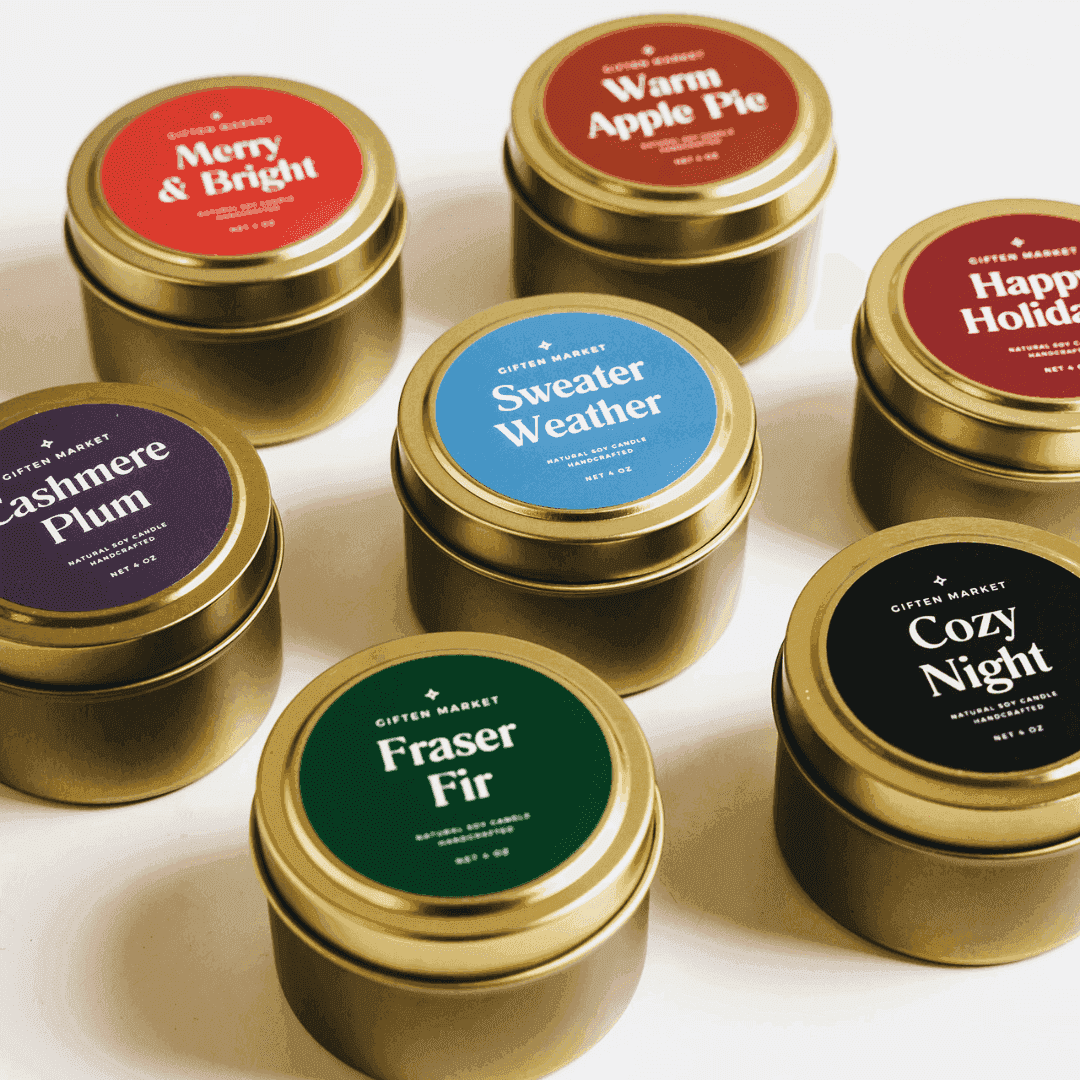 Mountain Pine Gold Travel Candle.