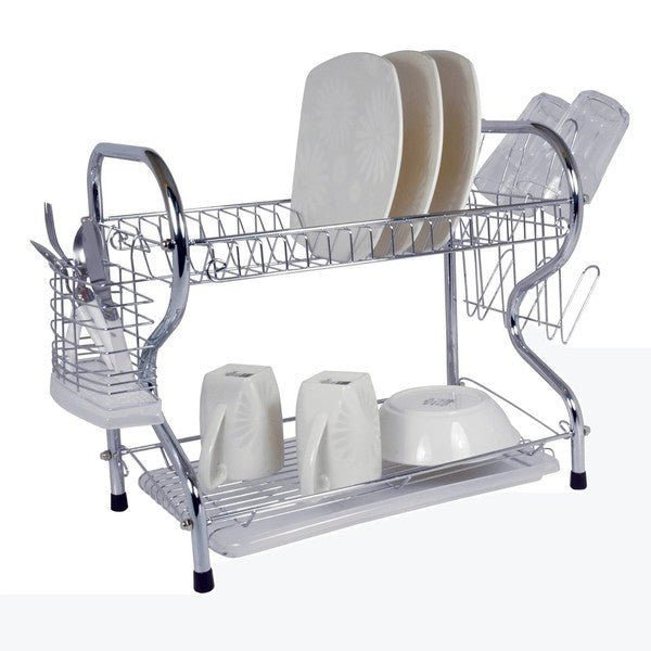 Better Chef 22 Inch 2-Level R-Shaped Dish Rack — product image