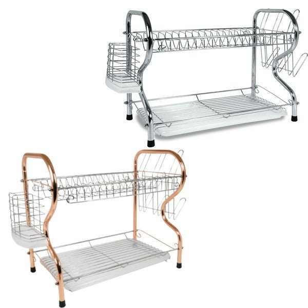 Better Chef 22 Inch 2-Level R-Shaped Dish Rack — product image