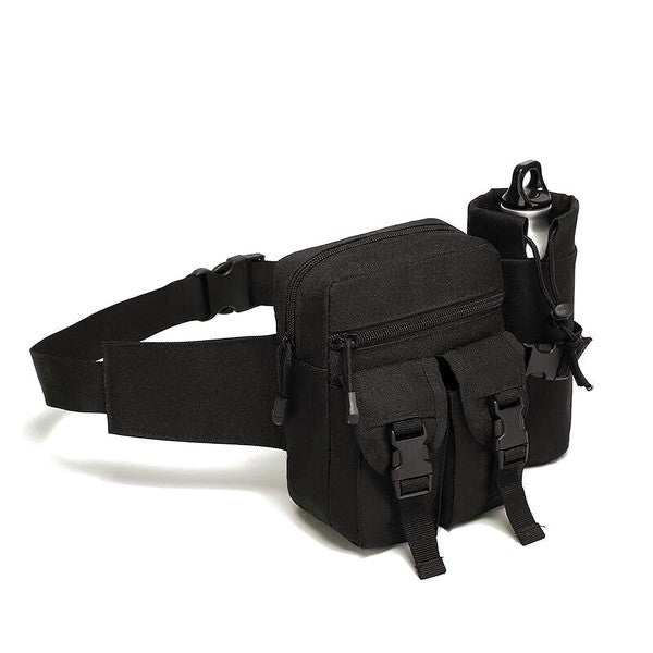 Tactical Waist Belt Fanny Pack Water Bottle Holder — product image